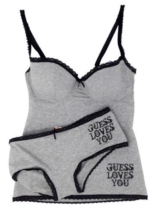 Guess Summer Women's Pyjama Top Gray