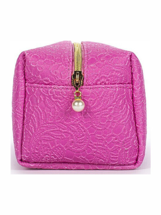 Toiletry Bag in Fuchsia color