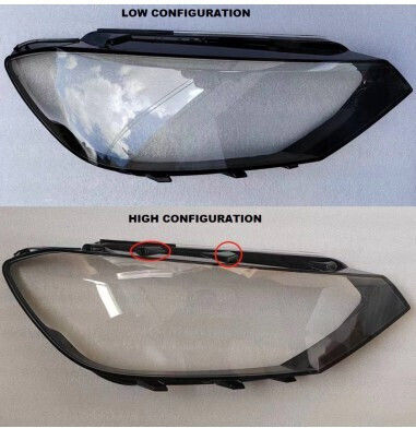Αριστερό Κρύσταλλο Φαναριού για Volkswagen Touran