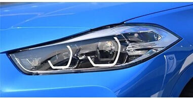 Кристал на фаровете за BMW X2 1бр