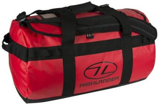 Highlander Lomond Tarpaulin Sack Voyage Back 65lt Red Fabric L60xW37xH37cm