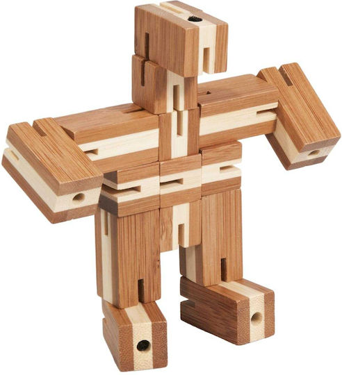 Fridolin 3d Bamboo Flexi-cub Logic Puzzle aus Holz