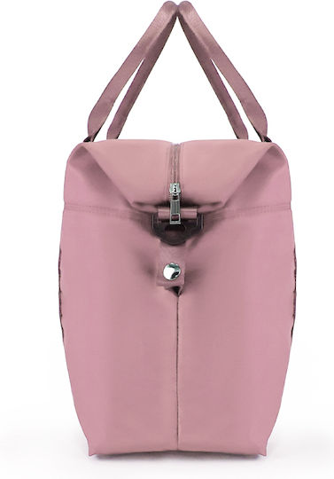 Amber Reisetasche 37Es Rosa Stoff L55xB25xH27cm