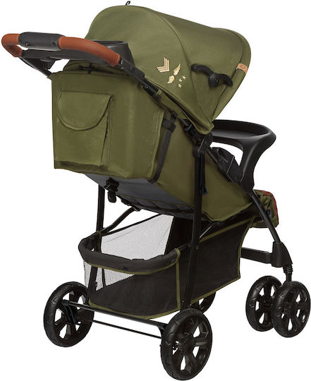 Lionelo Emma Plus Cărucior pentru Bebeluși Potrivit de la 6+ Luni Verde 8.5kg