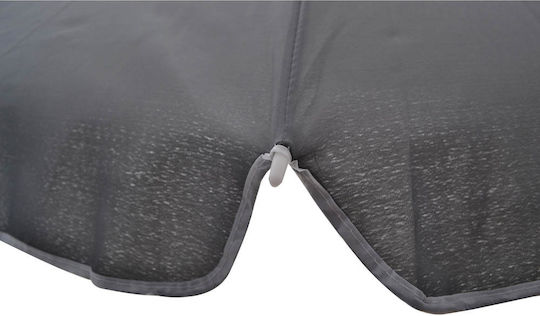 Ankor Folding Beach Umbrella Diameter 2.25m with UV Protection and Air Vent Gray