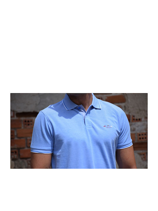 North Star Men's Blouse Polo Blue (code ns60)