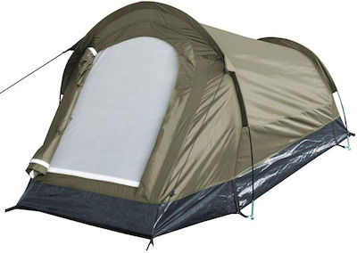 MFH MFH Tent Tunnel 2 Olive Cort Camping Tunel Kaki cu Dublu Strat 3 Sezoane pentru 2 Persoane