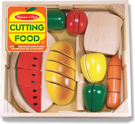 Melissa & Doug Lebensmittelspielzeug aus Holz für 3+ Jahre 31 Stück