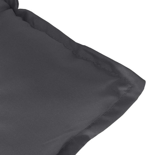 vidaXL Pernă De Bancă De Grădină Cu Spătar Antracit Melanj 2 Buc 50x100cm