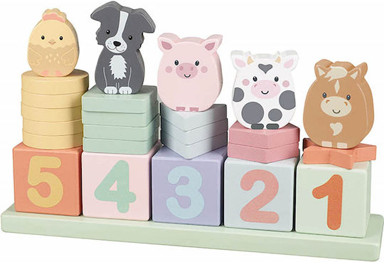 Orange Tree Toys Играчка за сортиране на форми от дърво за 12++ месеца