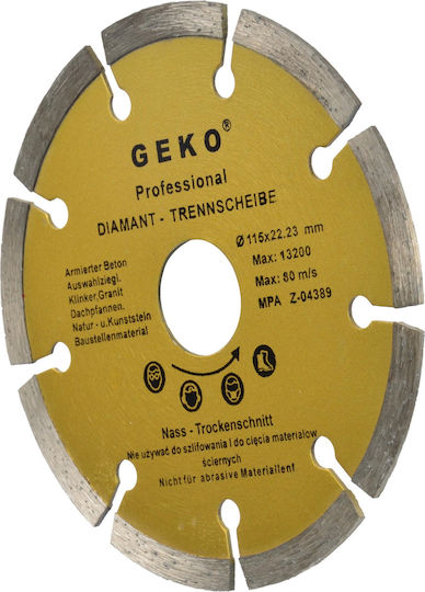 Geko Disc de tăiere Materiale de construcție 300mm