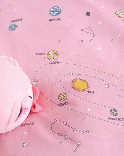 Rythmos Single Kids Sheets Venus Pink 160x260cm Rythmos Single Kids Sheets Venus Pink 160x260cm