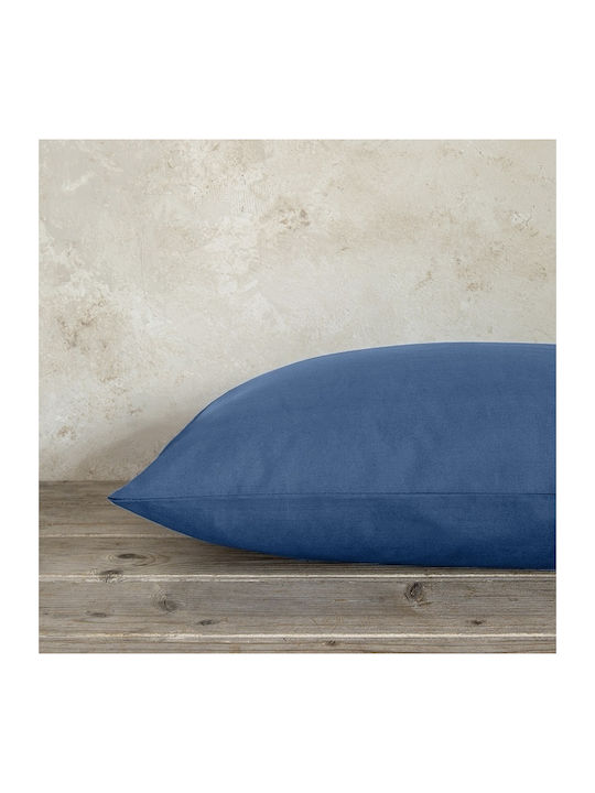 Nima Sheet for Single Bed 160x260cm. Unicolors 32875 Dark Denim