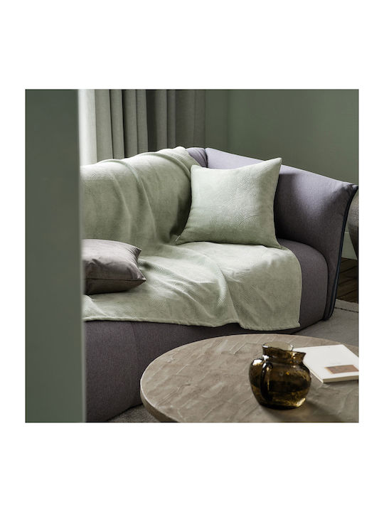 Gofis Home Sofa Throws 2 Seater Nimbus 180x250cm Green