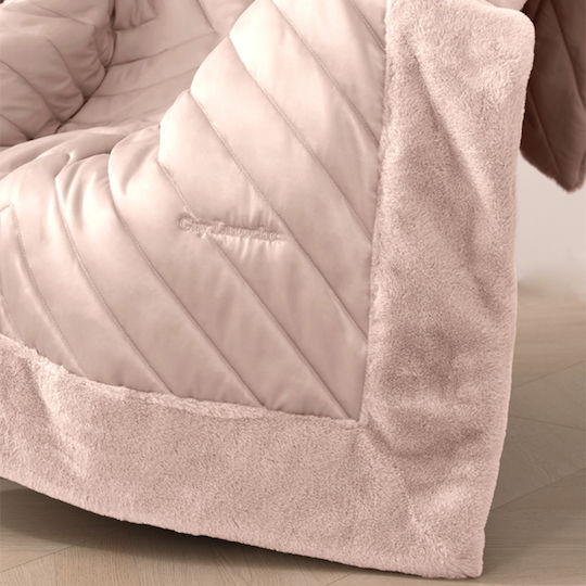 Guy Laroche Utopia Armchair Throw Two Sides Fur 120x170cm Amethyst