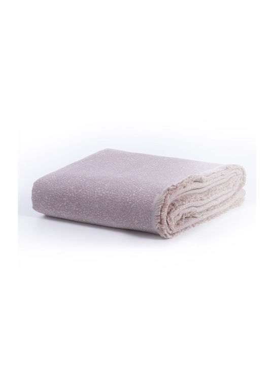 Nef-Nef Homeware Aronia Three-Seater Sofa Throw 170x300cm Lilac