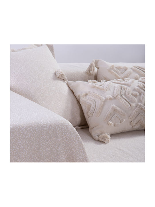 Nef-Nef Homeware Aronia Cuvertură Pentru Canapea 3 Locuri 170x300 cm Ecru