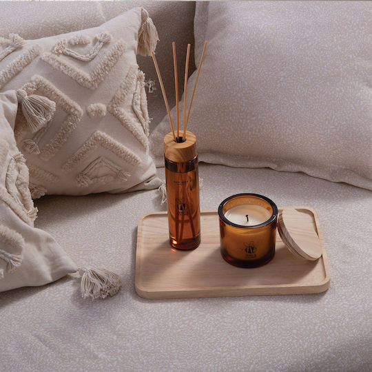 Nef-Nef Homeware Aronia Ριχτάρι Τριθέσιου Καναπέ 170x300εκ. Ecru