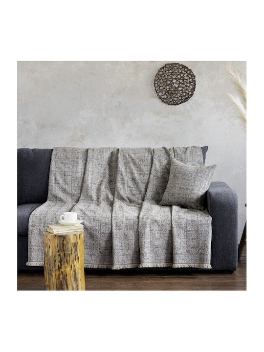 Nima Cantata Ριχτάρι Διθέσιου Καναπέ Δύο 'Οψεων Chenille 180x240εκ. Taupe 33182