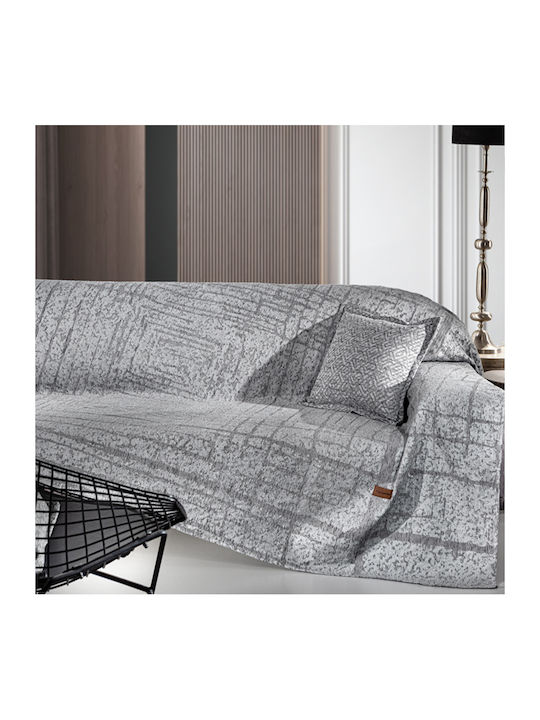 Guy Laroche Monte Фотьойл Throw Шенил 180x150см Сив