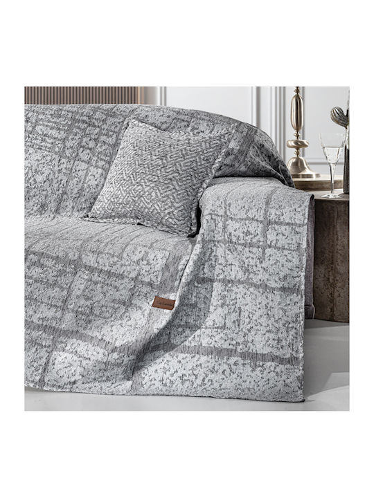 Guy Laroche Monte Фотьойл Throw Шенил 180x150см Сив