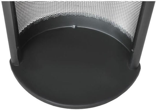 Set de unelte pentru șemineu cu cleștar Negru
