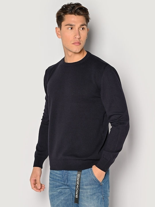 Camaro Men's Sweater Navy Blue