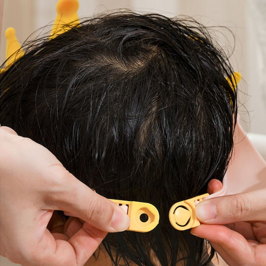 Schutzkappe für das Haarewaschen Crown Gelb 1Stück