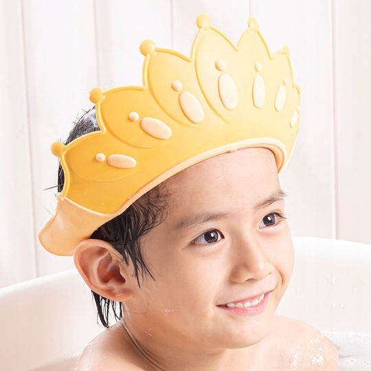 Schutzkappe für das Haarewaschen Crown Gelb 1Stück