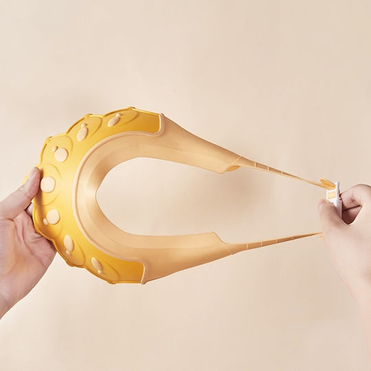 Schutzkappe für das Haarewaschen Crown Gelb 1Stück