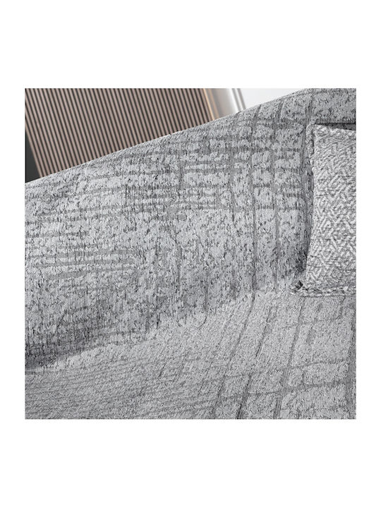 Guy Laroche Monte Ριχτάρι Τριθέσιου Καναπέ Chenille 180x300εκ. Grey 1133030223022