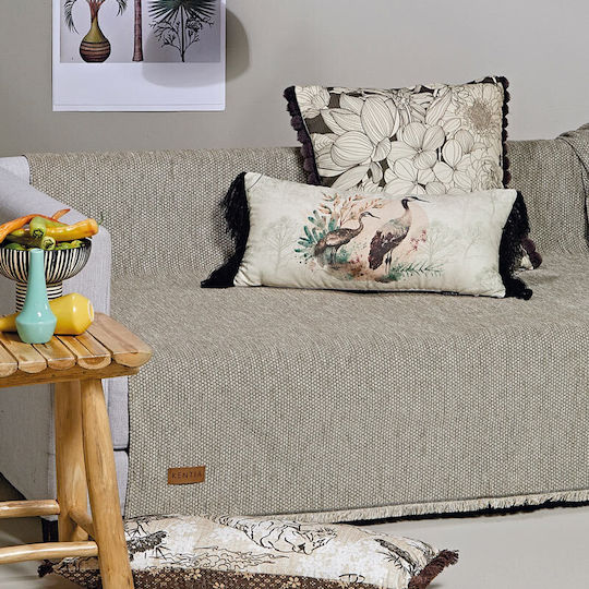 Kentia Канон Фотьойл Throw Chenille 170x180см 15 Лен
