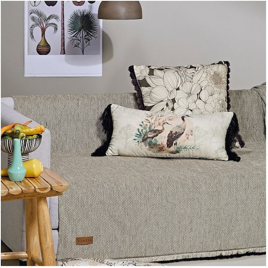 Kentia Канон Фотьойл Throw Chenille 170x180см 15 Лен