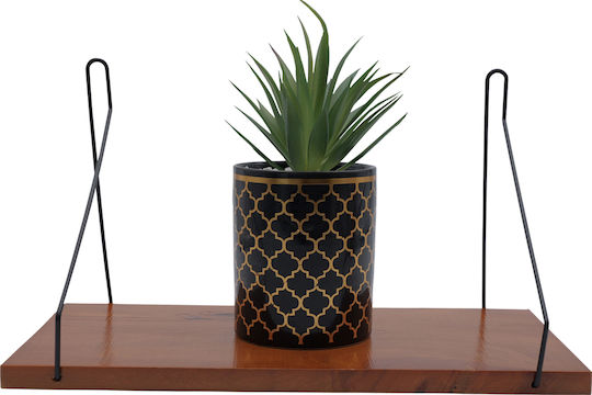 Brown Black Shelf 30x15x16cm