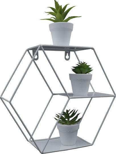 Wall Shelf White 29x10x26cm