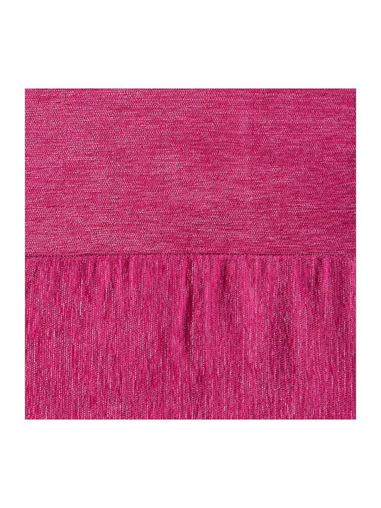 Silk Fashion Ριχτάρι Πολυθρόνας Chenille 180x180εκ. Φούξια 6978000005094
