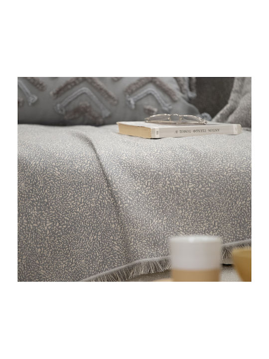 Nef-Nef Homeware Aronia Ριχτάρι Πολυθρόνας 170x180εκ. Grey