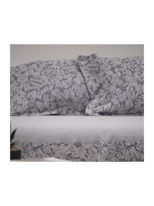 Nef-Nef Homeware Ambrose Ριχτάρι Πολυθρόνας Ζακάρ 170x180εκ. Grey 035757