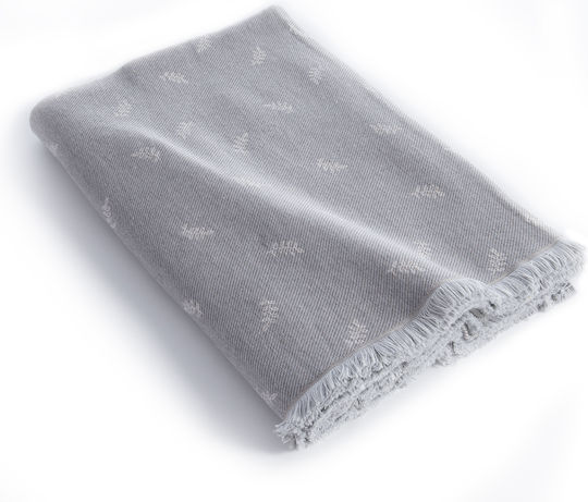 Nef-Nef Homeware Amaranta Покривка За Фотьойл Жакард 170x180см Сива