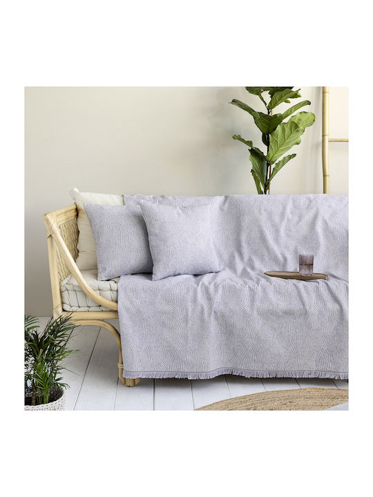 Nima Waves Ριχτάρι Διθέσιου Καναπέ Δύο 'Οψεων 180x240εκ. Lilac 33660