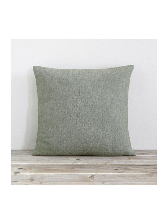 Nima Azura Three-Seater Sofa Throw Crinkled 180x300cm Khaki
