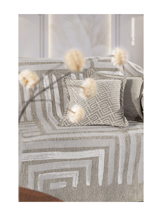 Guy Laroche Dali Ριχτάρι Πολυθρόνας Chenille 180x150εκ. Natural