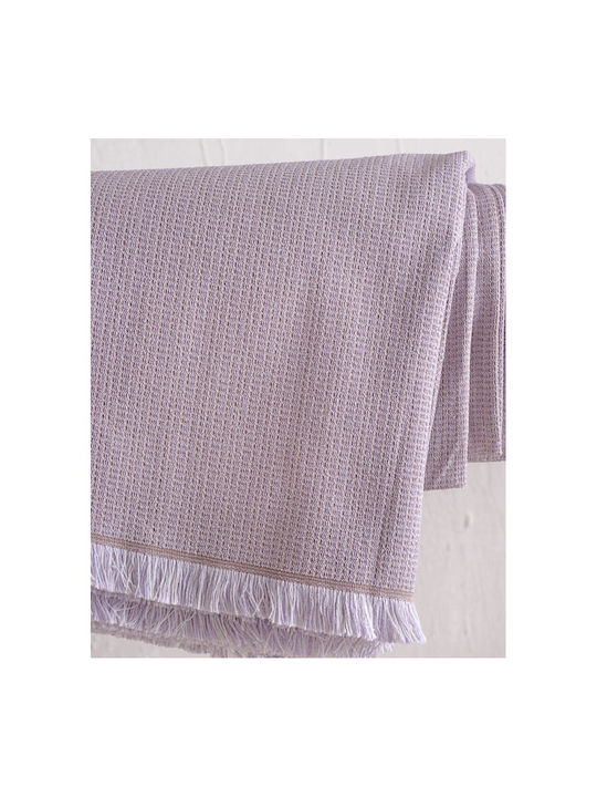 Rythmos Ριχτάρι Πολυθρόνας Δύο 'Οψεων Silvana 160x180εκ. Lilac