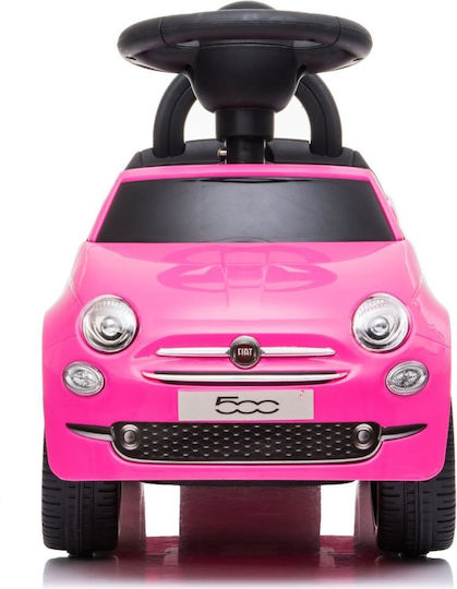 FreeOn Fiat 500 Αυτοκινητάκι Ride On για 12+ μηνών Ροζ