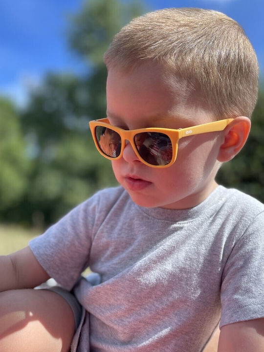 iTooTi Classic Kids Sunglasses with Polarized Yellow Lenses for 5-10 Years