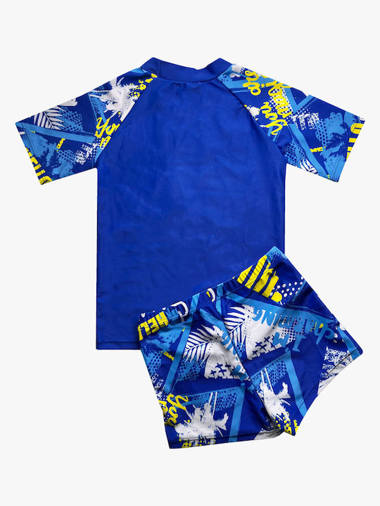 Sky Kids Swimwear Swimwear Set Sunscreen (UV) Blue