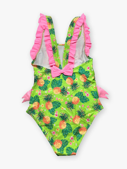 Flower Girl Kids Swimwear One-Piece GREEN