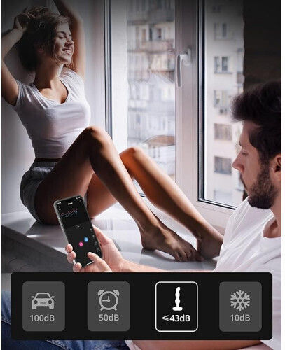 Lovense Πρωκτικές Μπίλιες με Δυνατότητα Ασύρματης Λειτουργίας και Δόνηση Σετ Small Μαύρες
