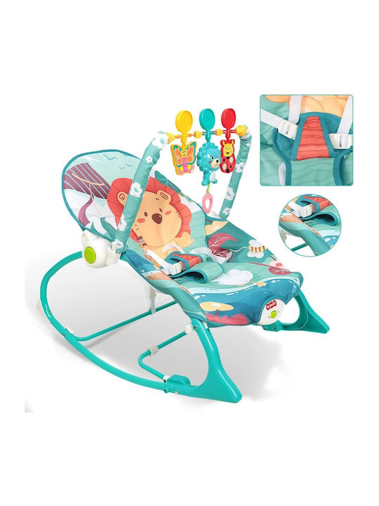 Electric Relax pentru Bebeluși cu Muzică și Vibrații Albastru pentru Copil până la 18kg