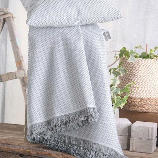 Rythmos Калъф За Възглавница Matis От 100% Памук Сив 40x40см